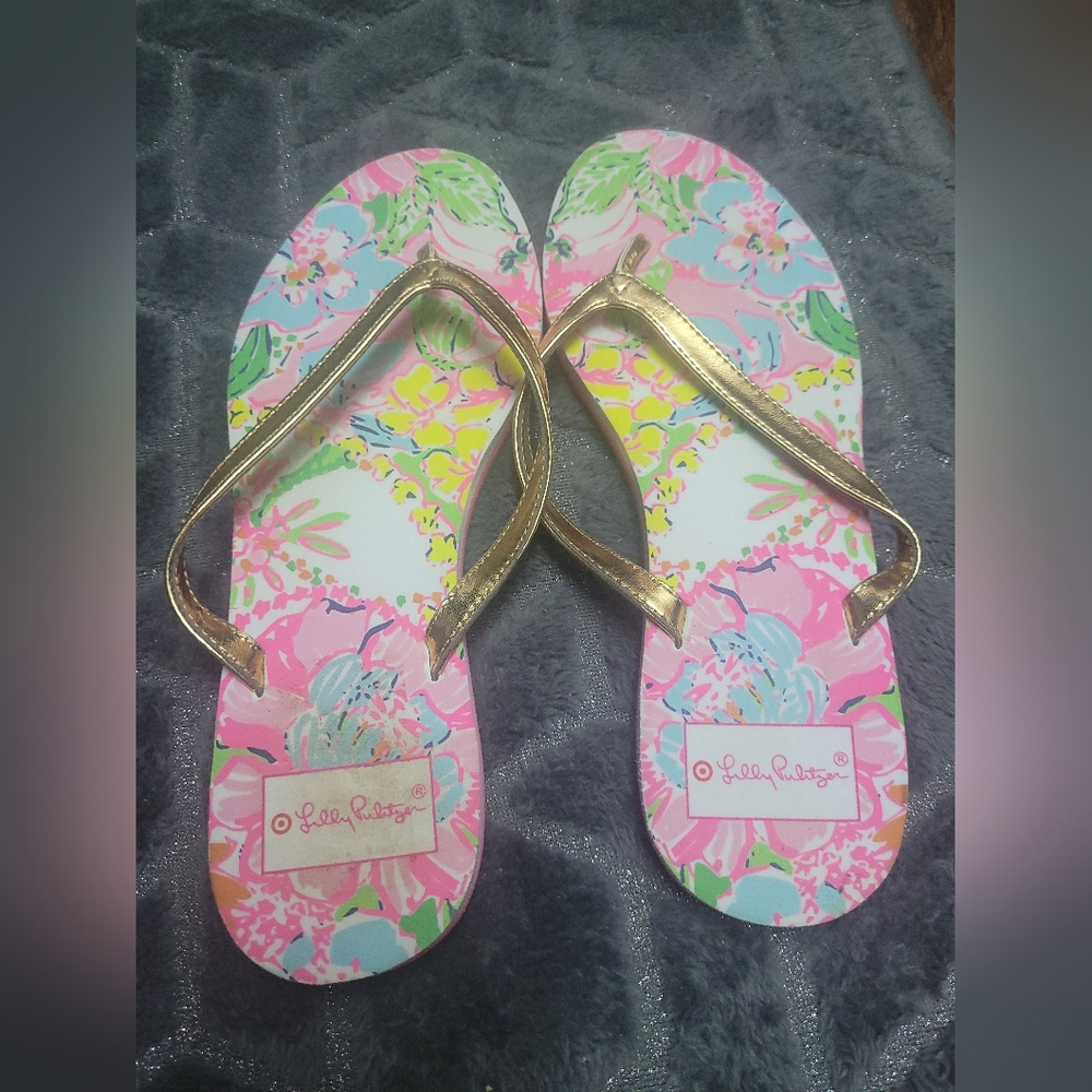 Lily Pulitzer for Target flip flops
